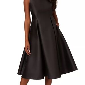 Adrianna Papell Black Midi Dress, size 2 (34)